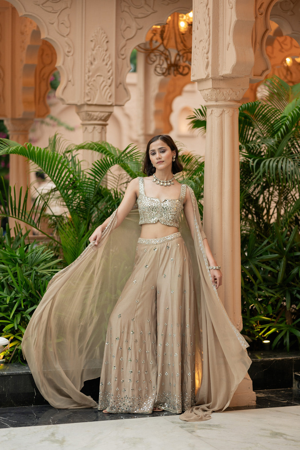 Brown Cape Set