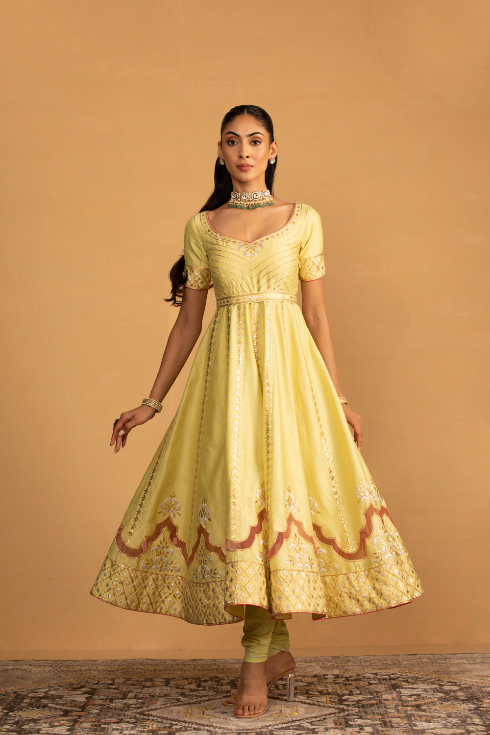 Mint Green Anarkali Set