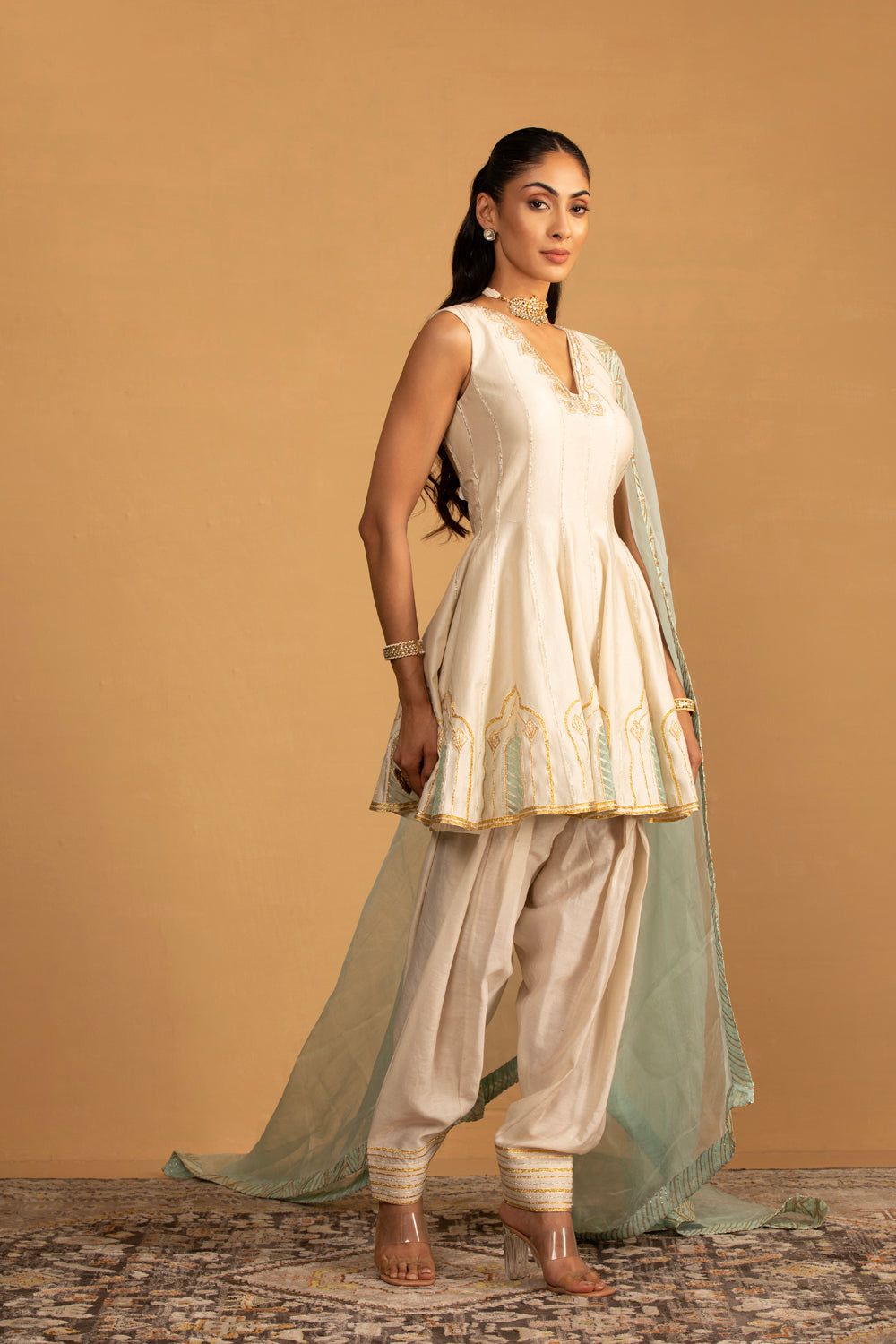 Offwhite Kurta Set