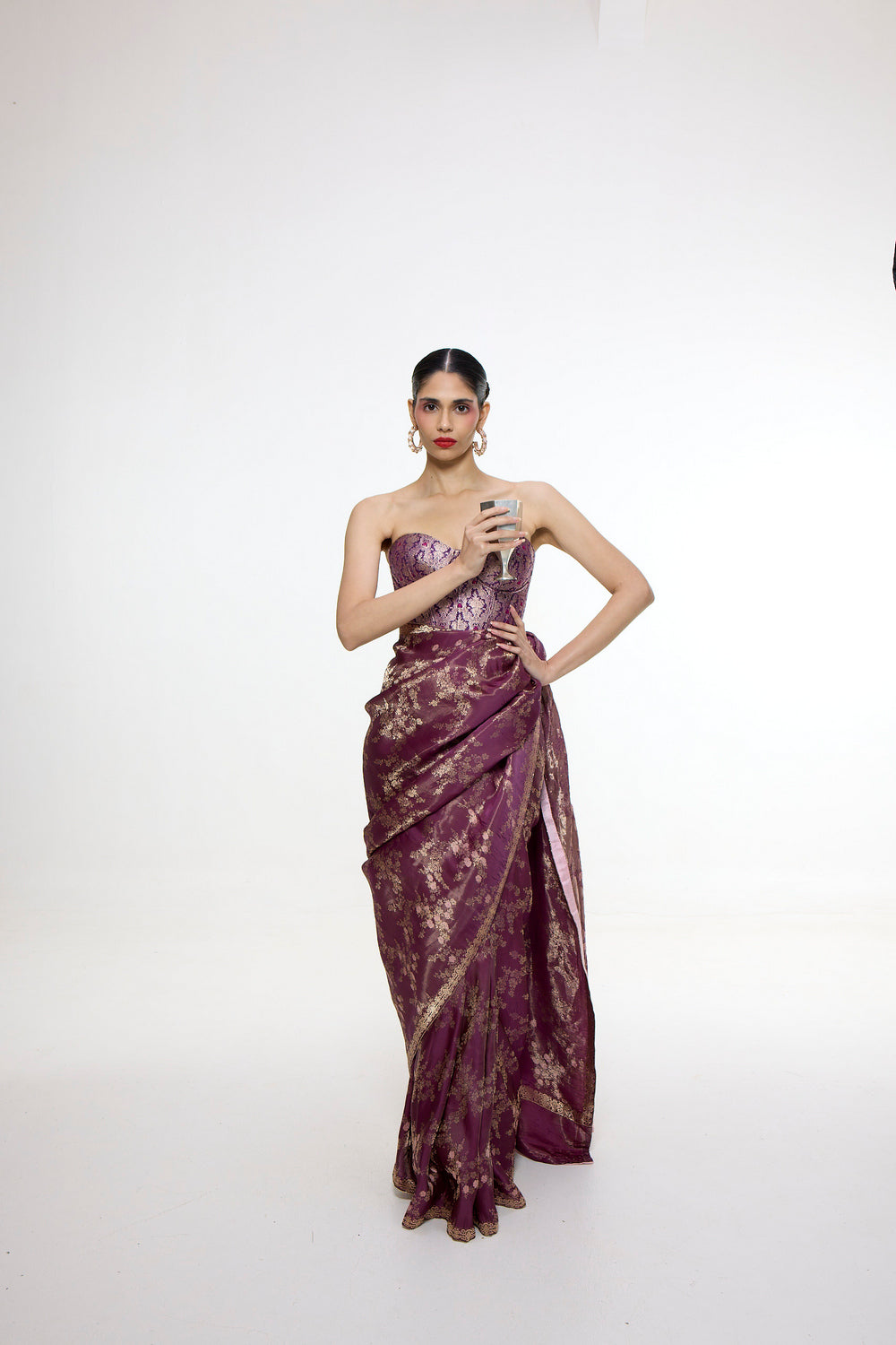 Handwoven Cocoa Brown Saree