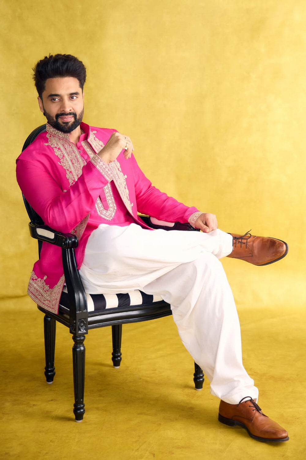 Jacky Bhagnani in Nasir Jacket Set