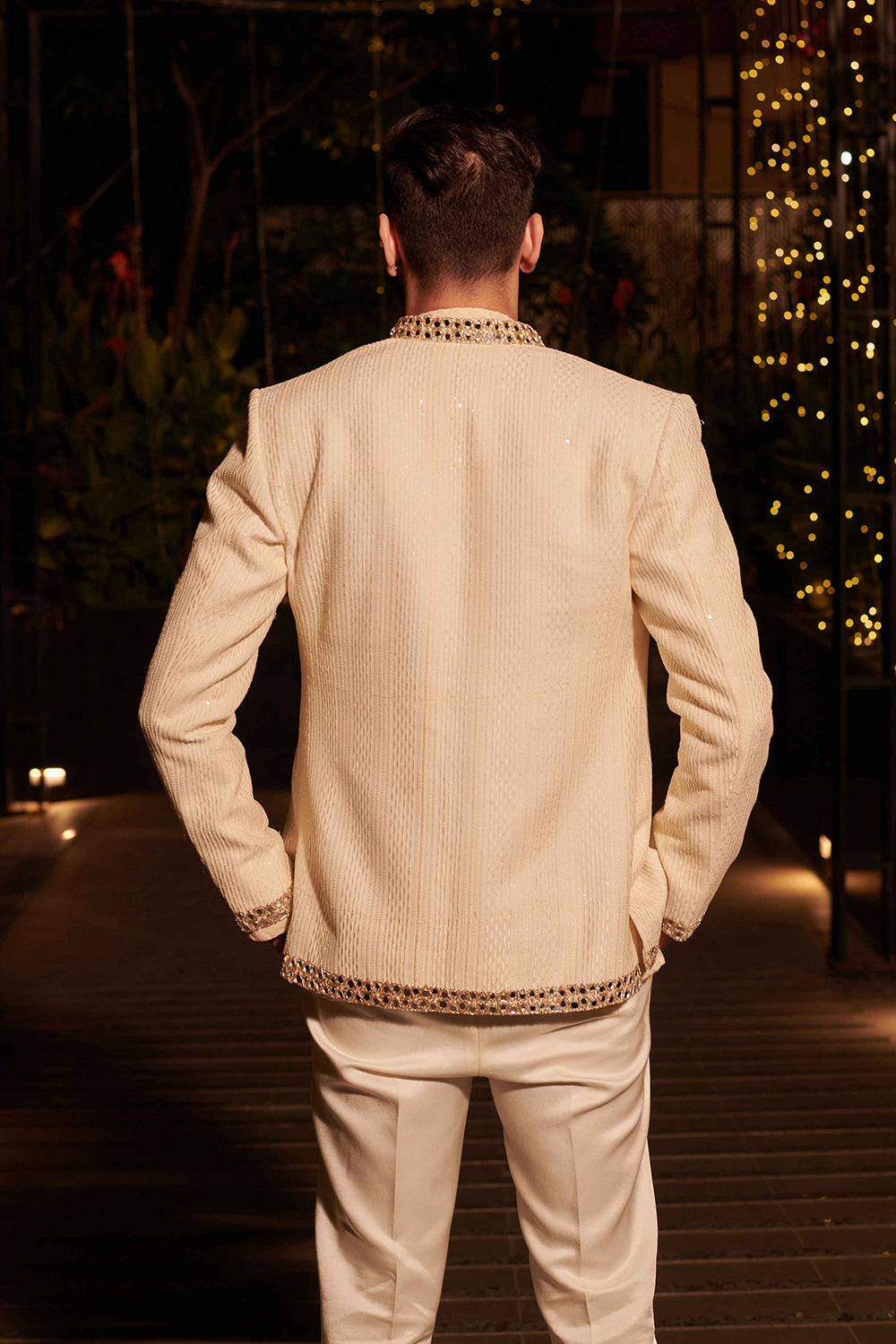 Ivory Impression Jacket set