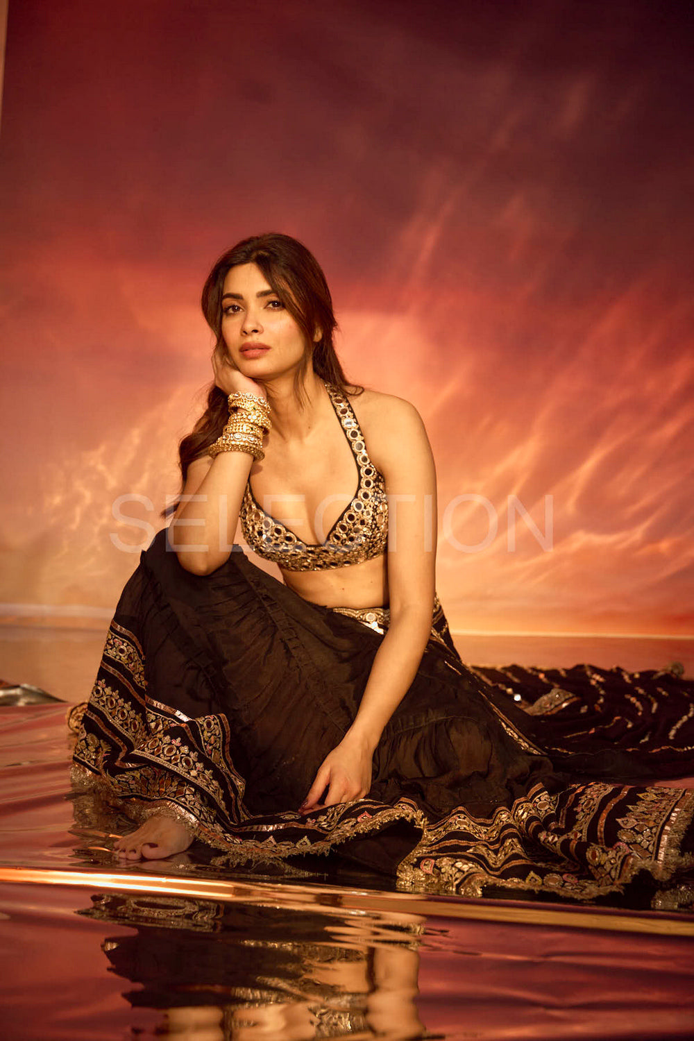 Diana Penty in Aradhana saree