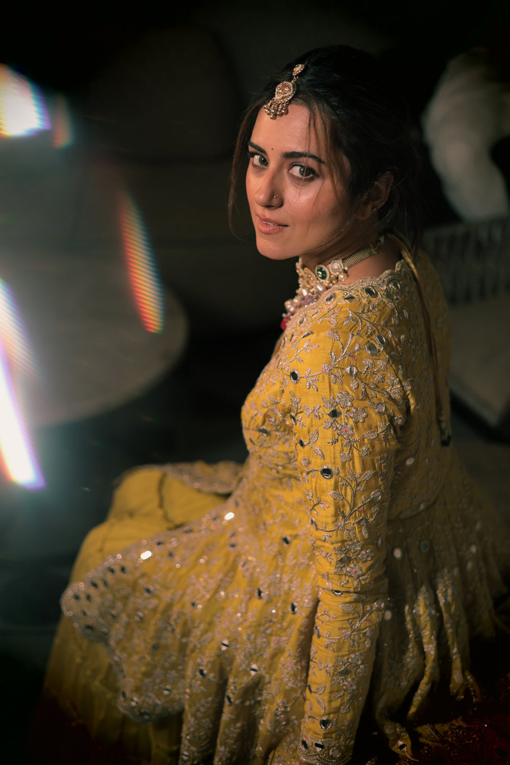 Ridhi Dogra in Zeya Sharara Set