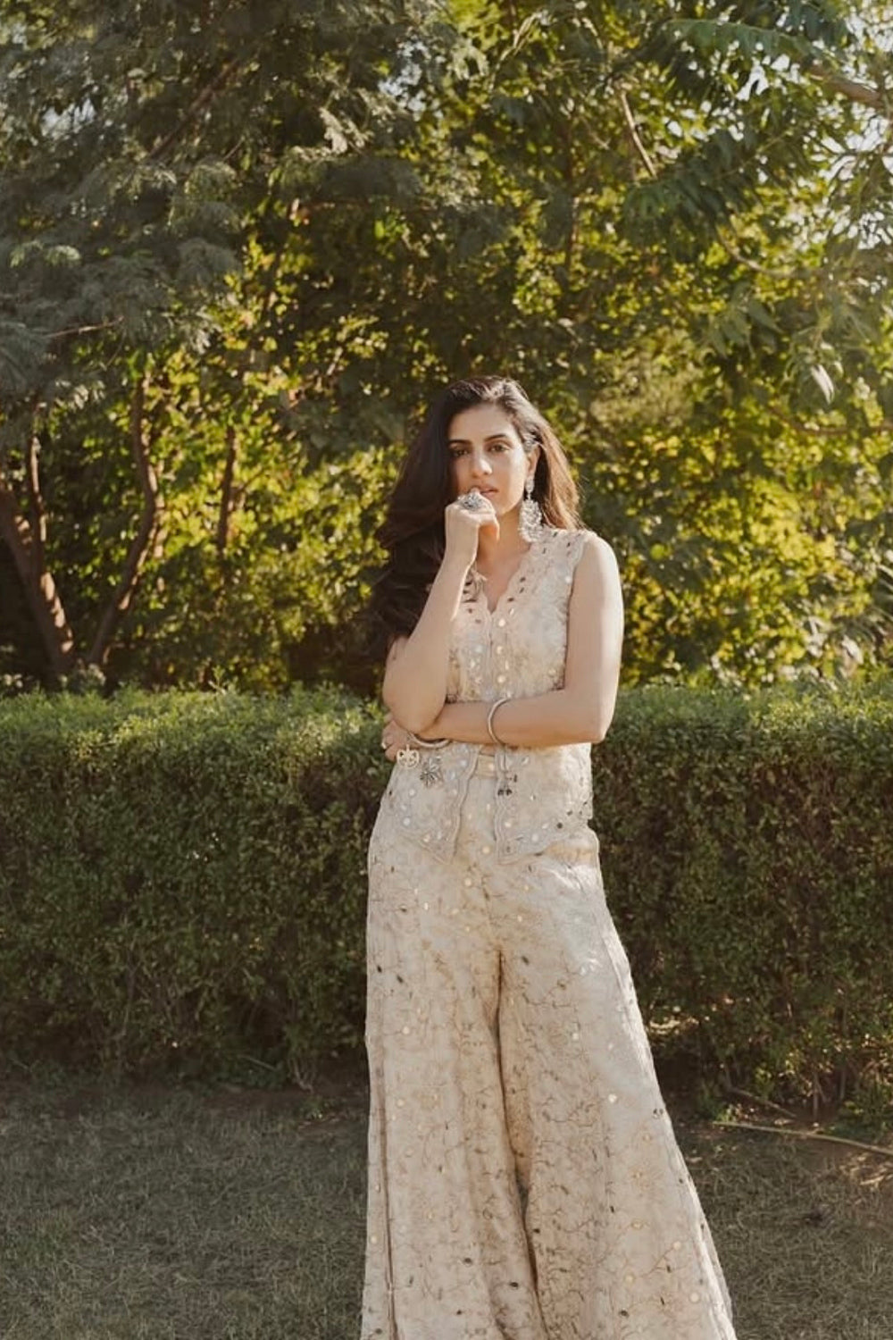 Sachi Gilani in Akila Pant Set