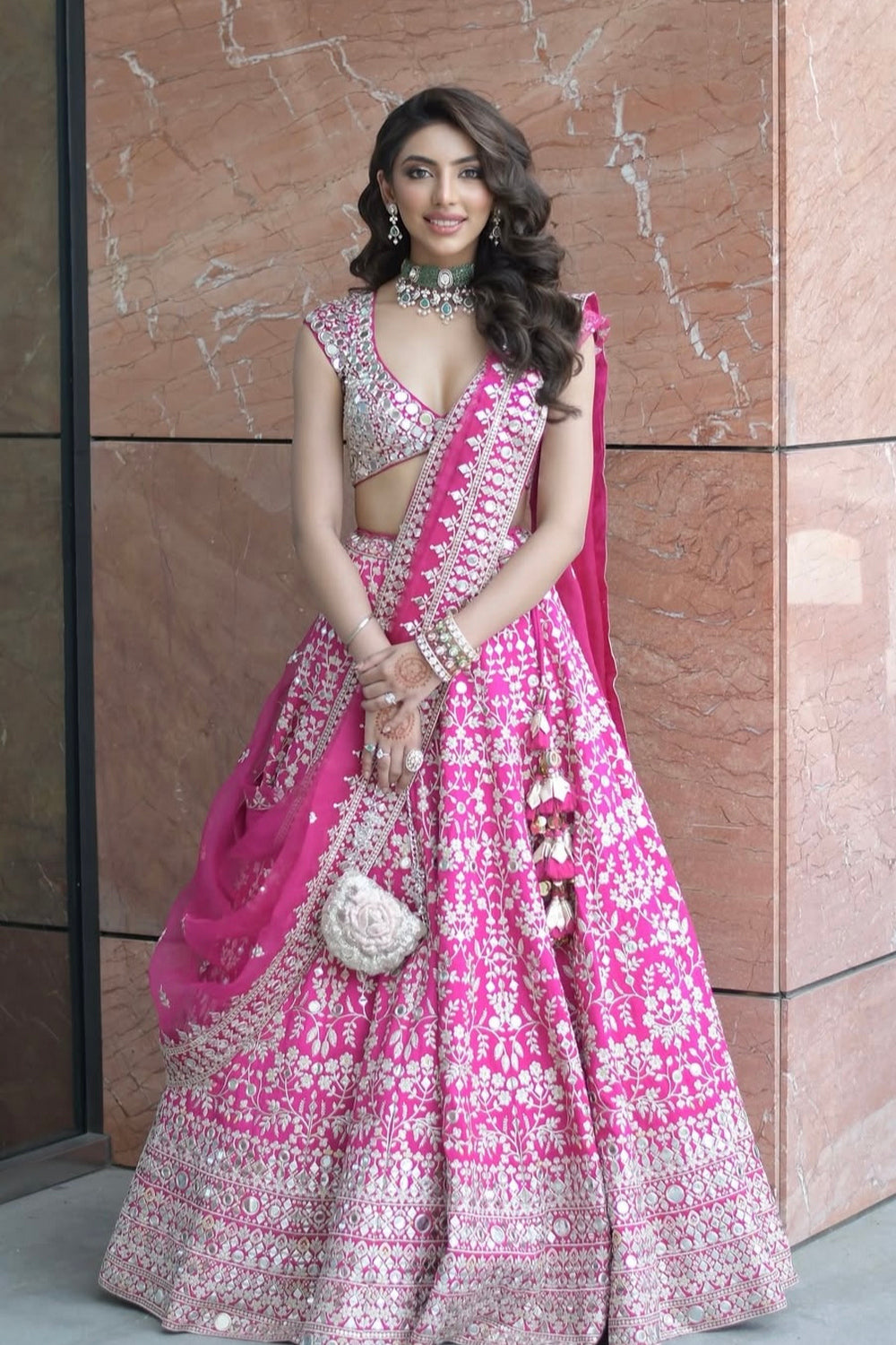 Mallaikaa Chheda in Niranjana Lehenga Set