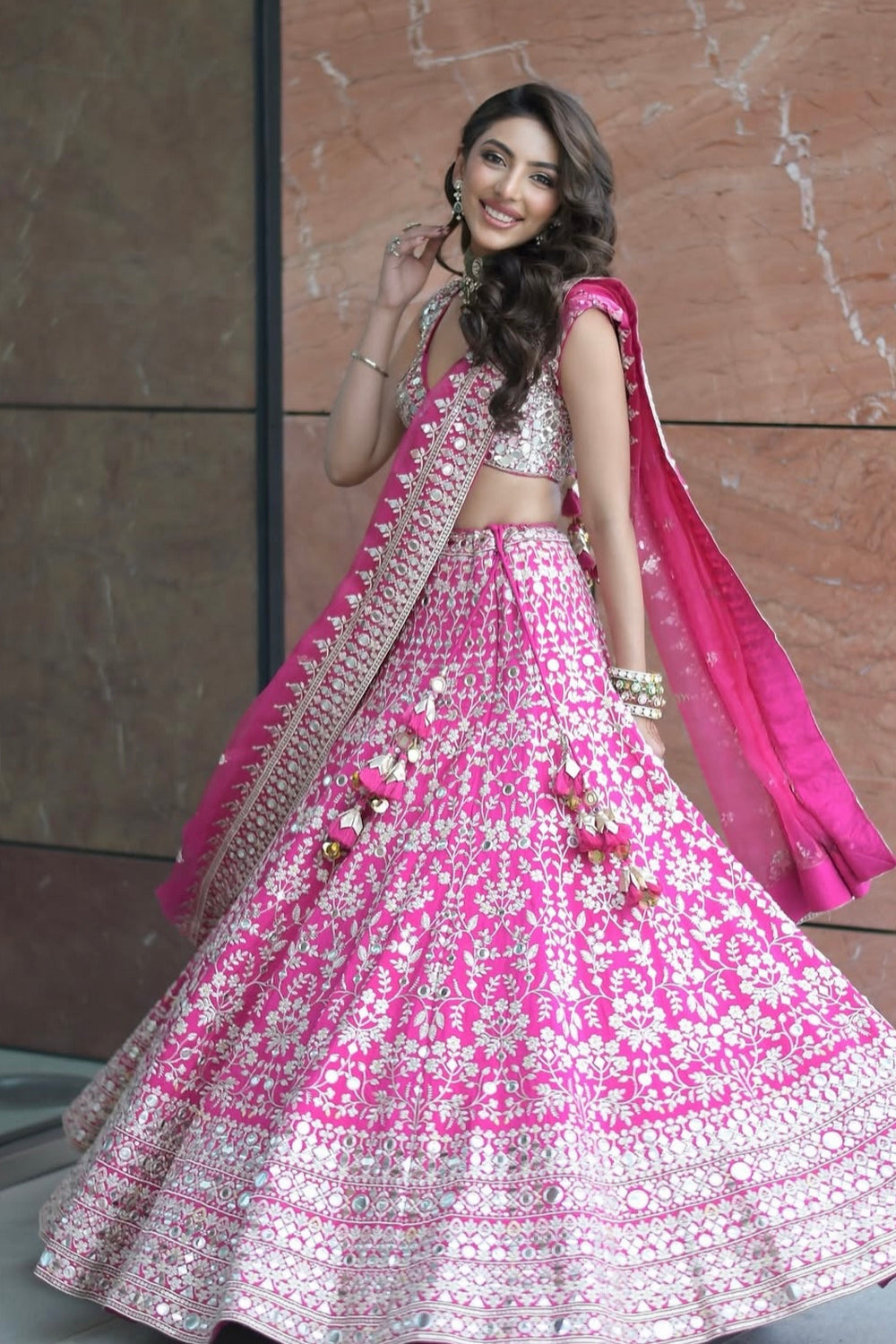 Mallaikaa Chheda in Niranjana Lehenga Set