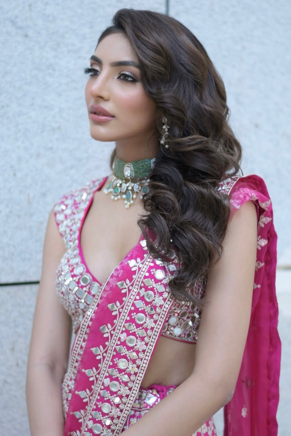 Mallaikaa Chheda in Niranjana Lehenga Set