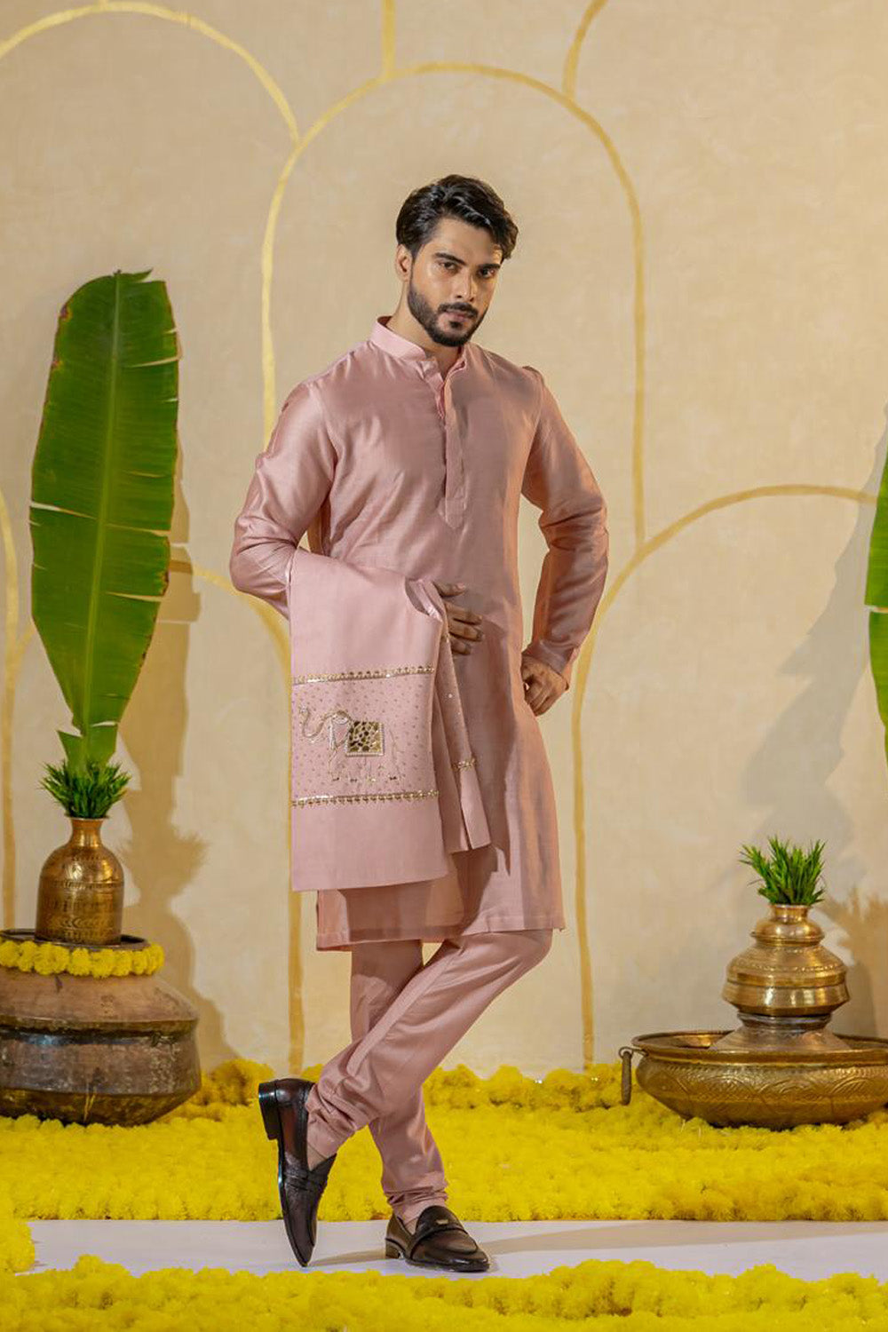 Onion Long Kurta Set
