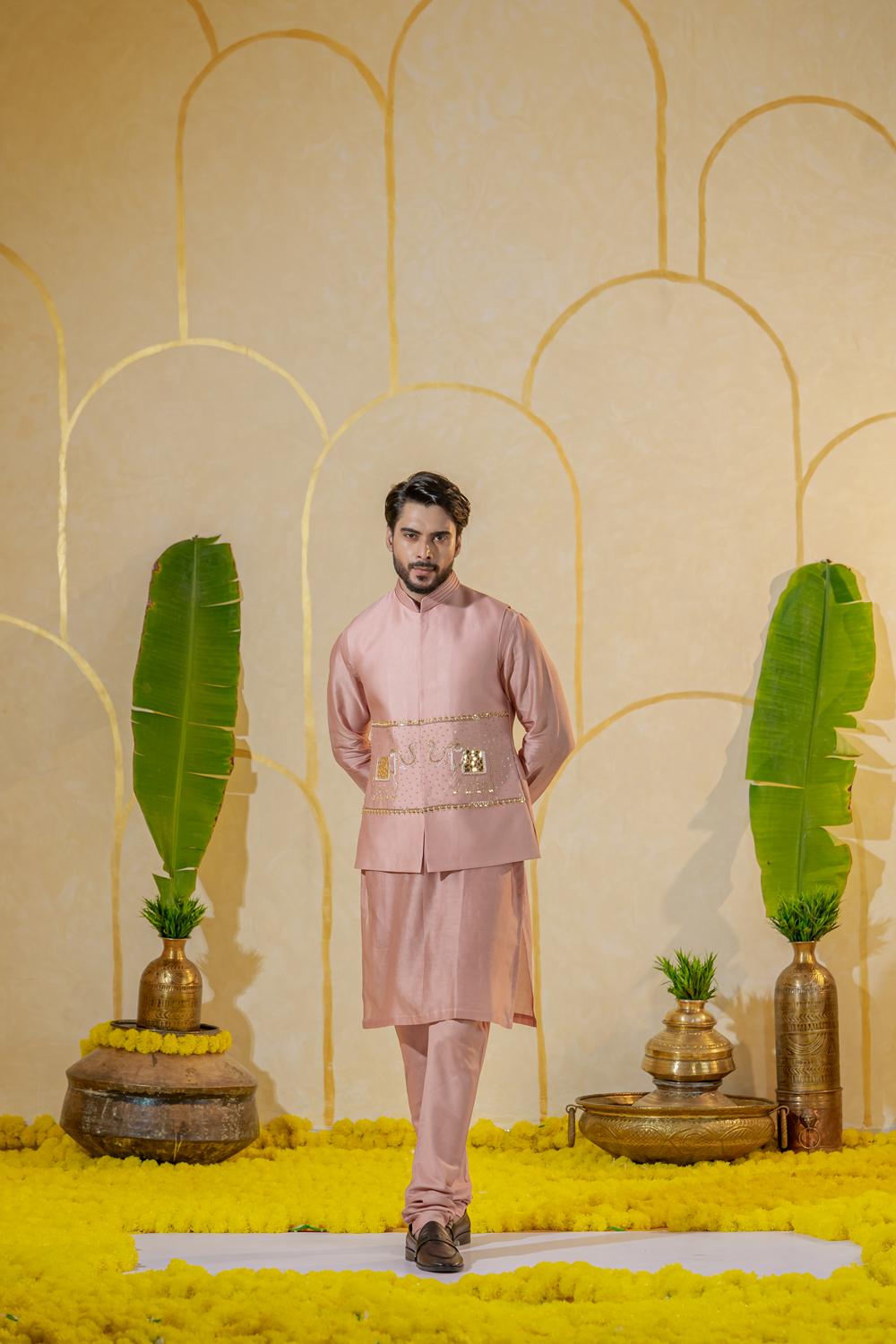 Onion Long Kurta Set