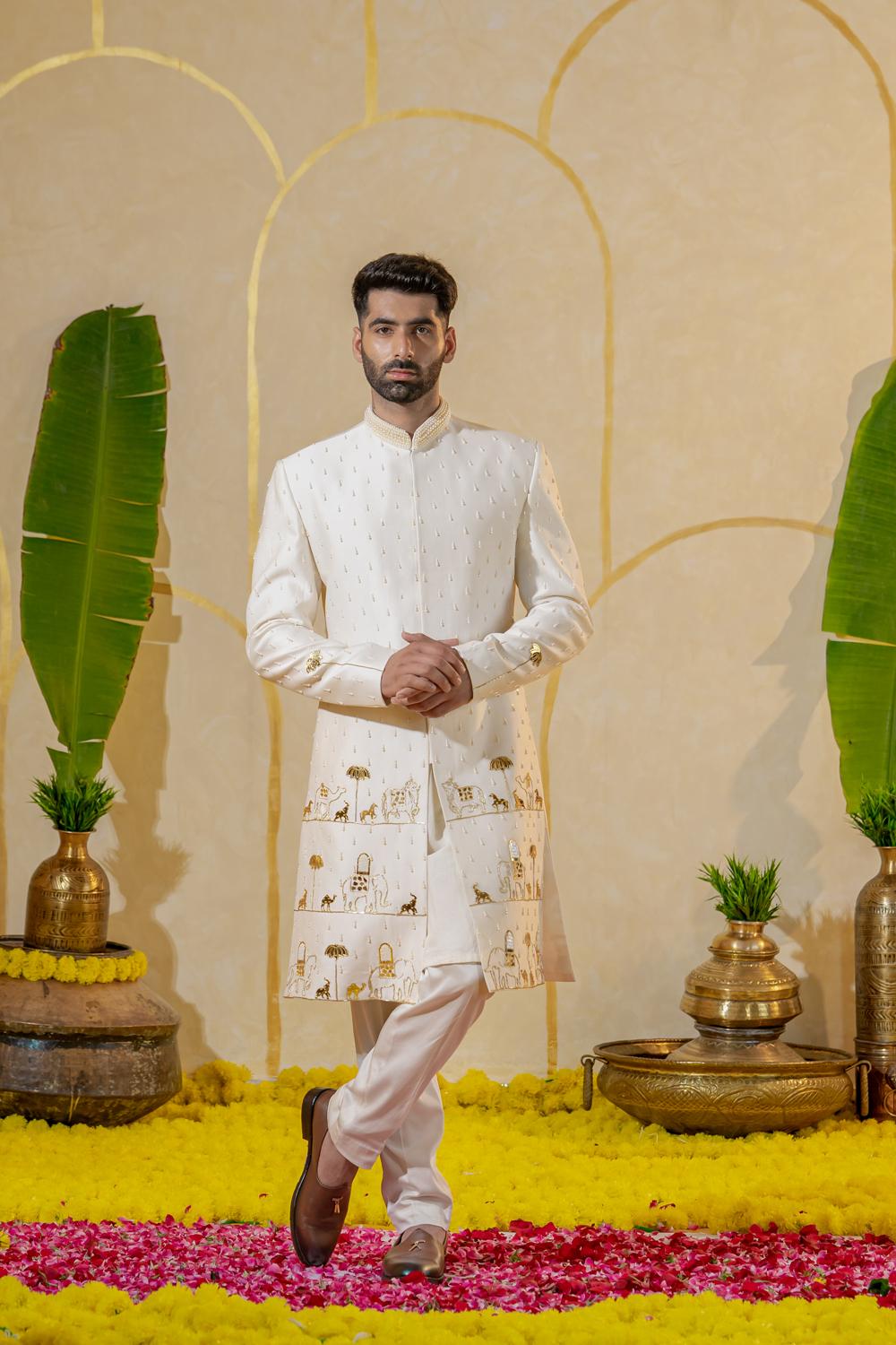 Ivory Shaadi Sherwani