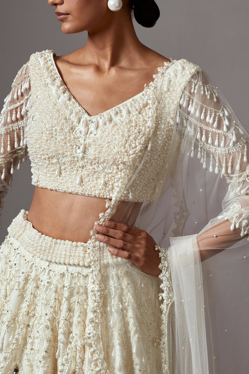 Heavy Necklace Lehenga