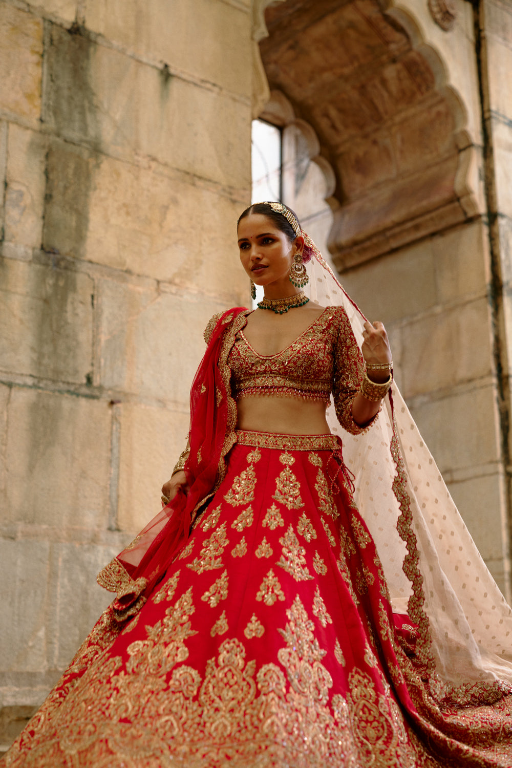 Red Lehenga Set