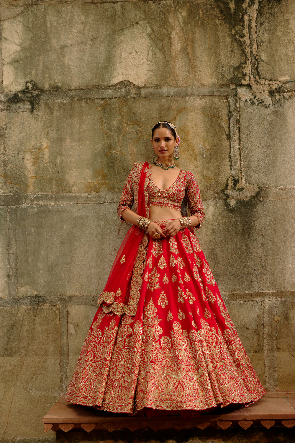 Red Lehenga Set