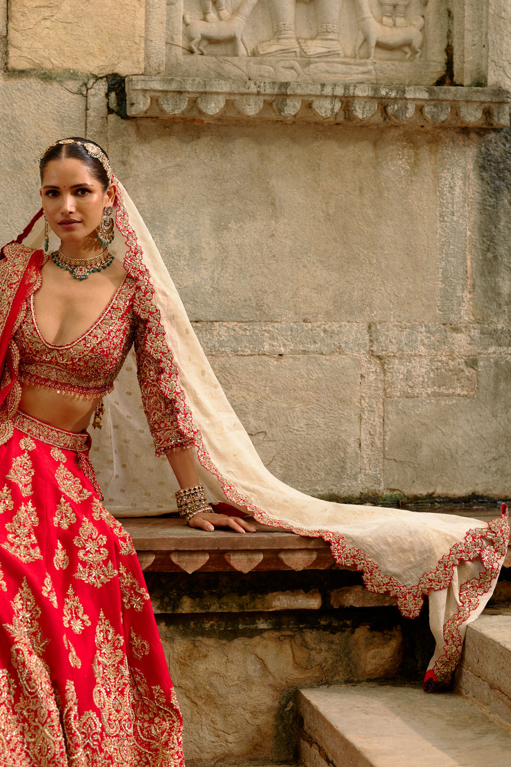 Red Lehenga Set