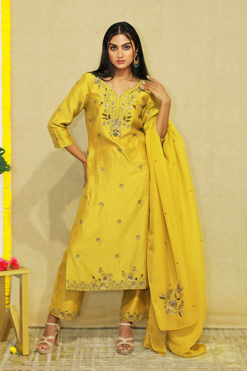 Sandhya straight kurta set