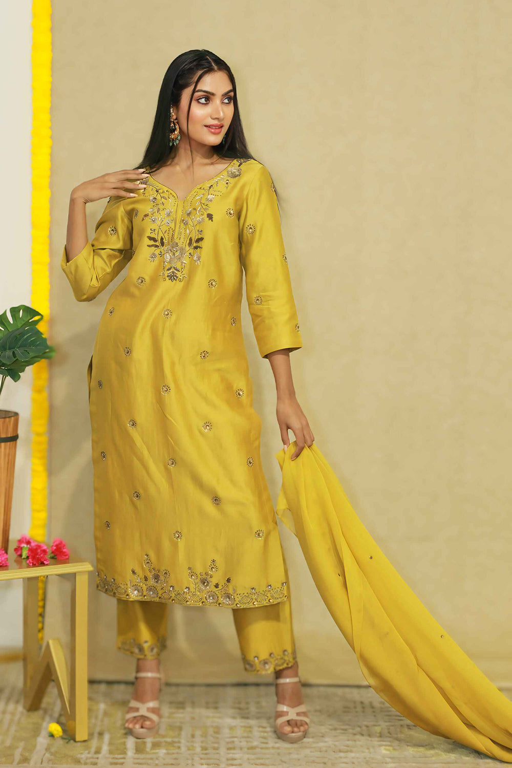 Sandhya straight kurta set