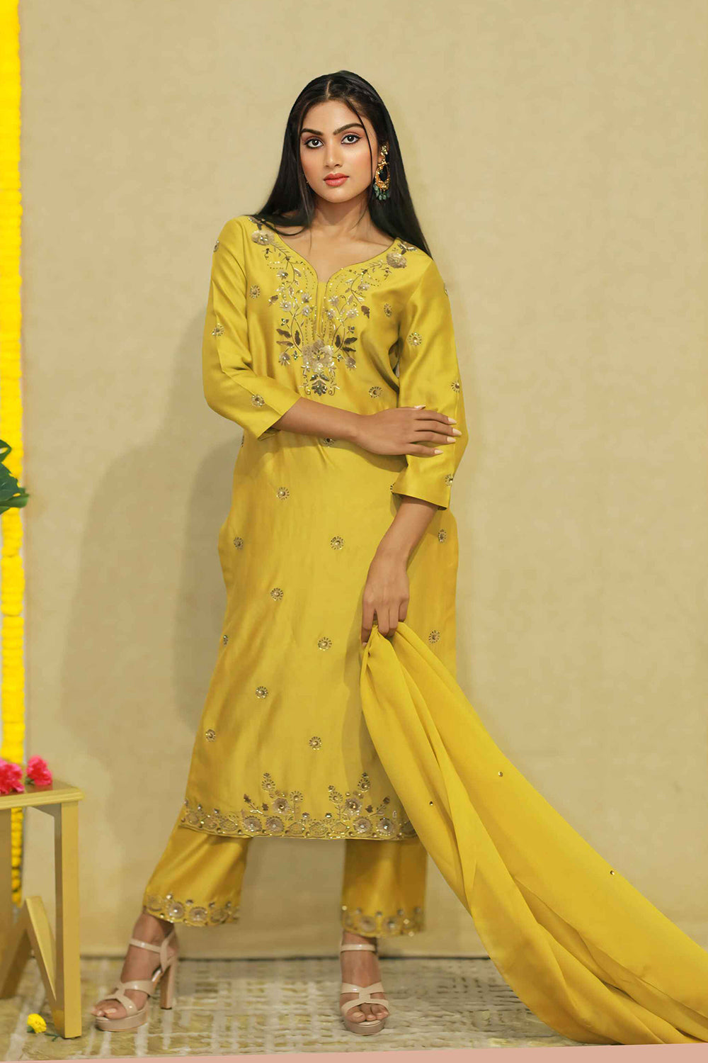 Sandhya straight kurta set