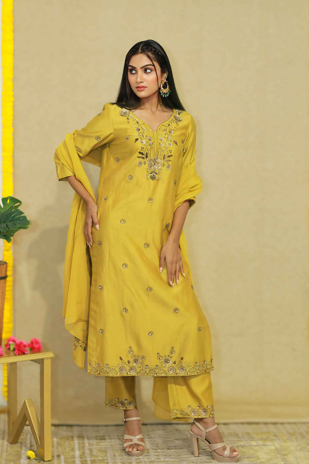Sandhya straight kurta set