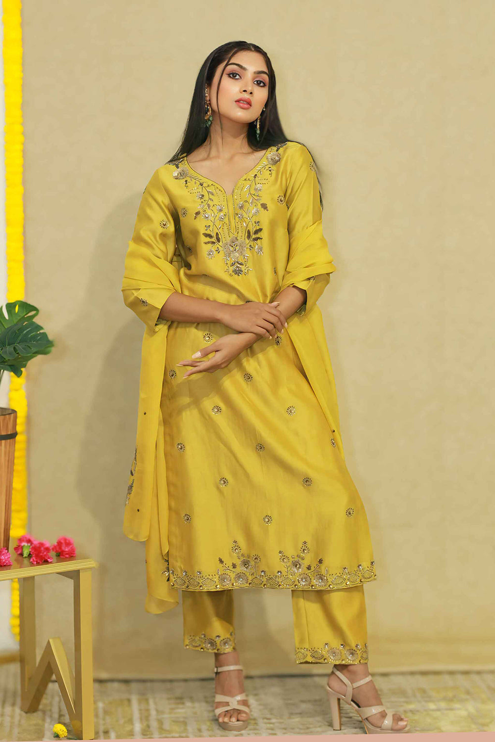 Sandhya straight kurta set