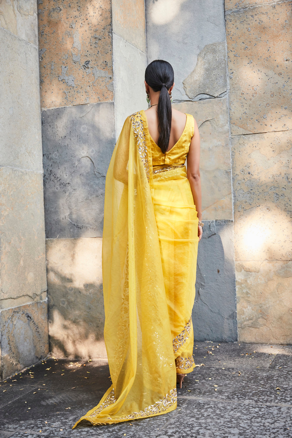 Yellow Saree