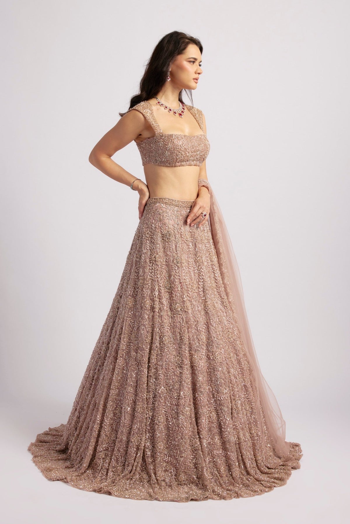 ROOP MAUVE LEHENGA