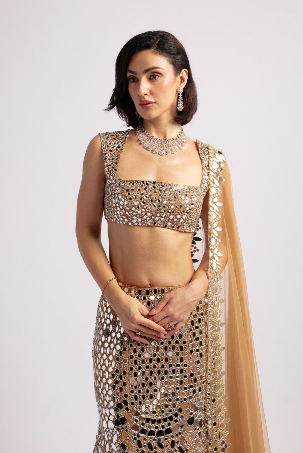BLAIR GOLD FISHCUT LEHENGA