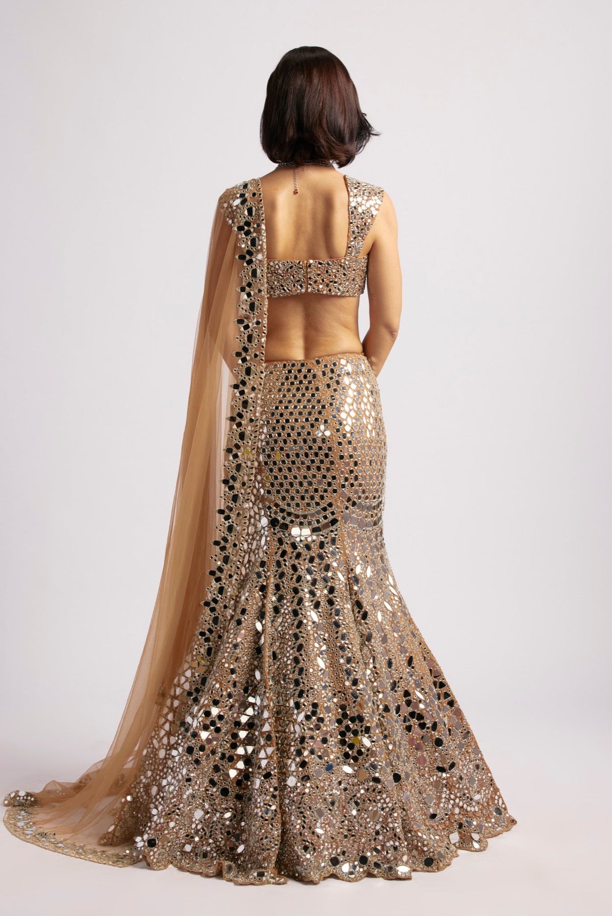 BLAIR GOLD FISHCUT LEHENGA