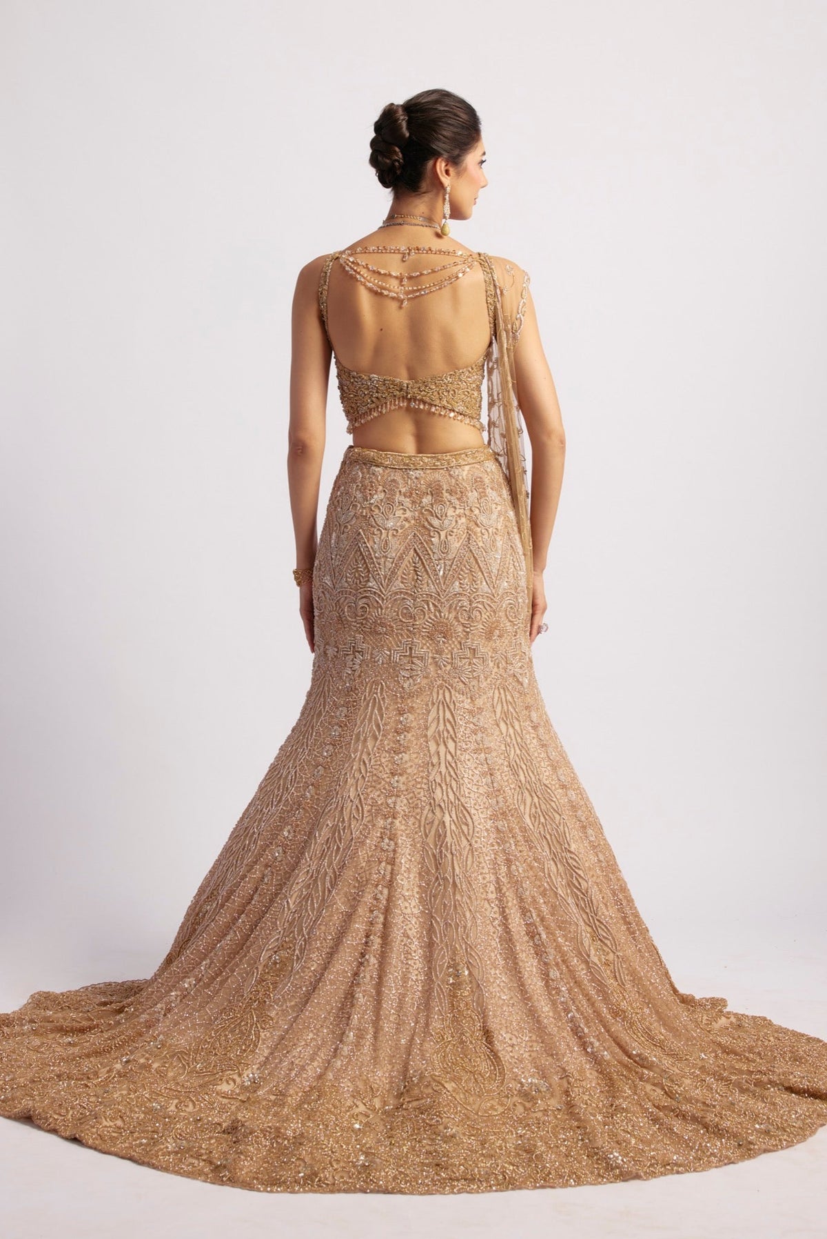 NAZIA OMBRE A-LINE LEHENGA SET