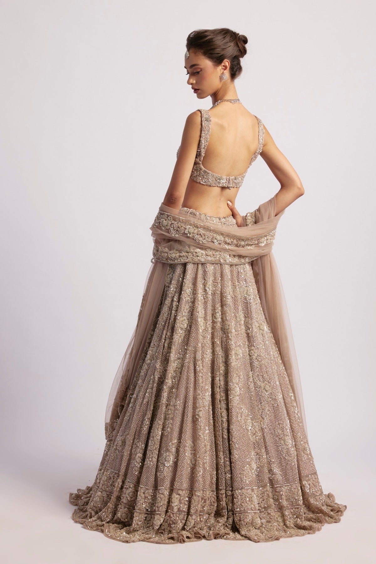 INARA SILVER LEHENGA