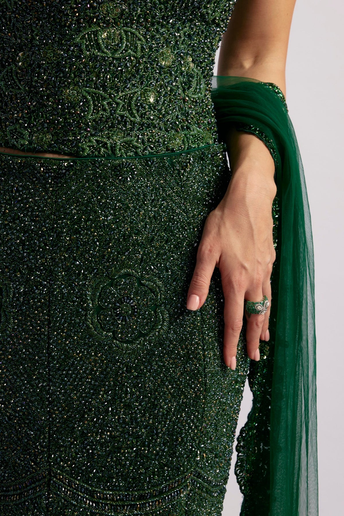 EMERALD GREEN FISHCUT