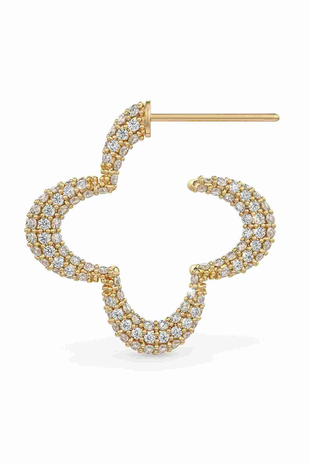Statement
Hoops With White Prong Set
Crystals