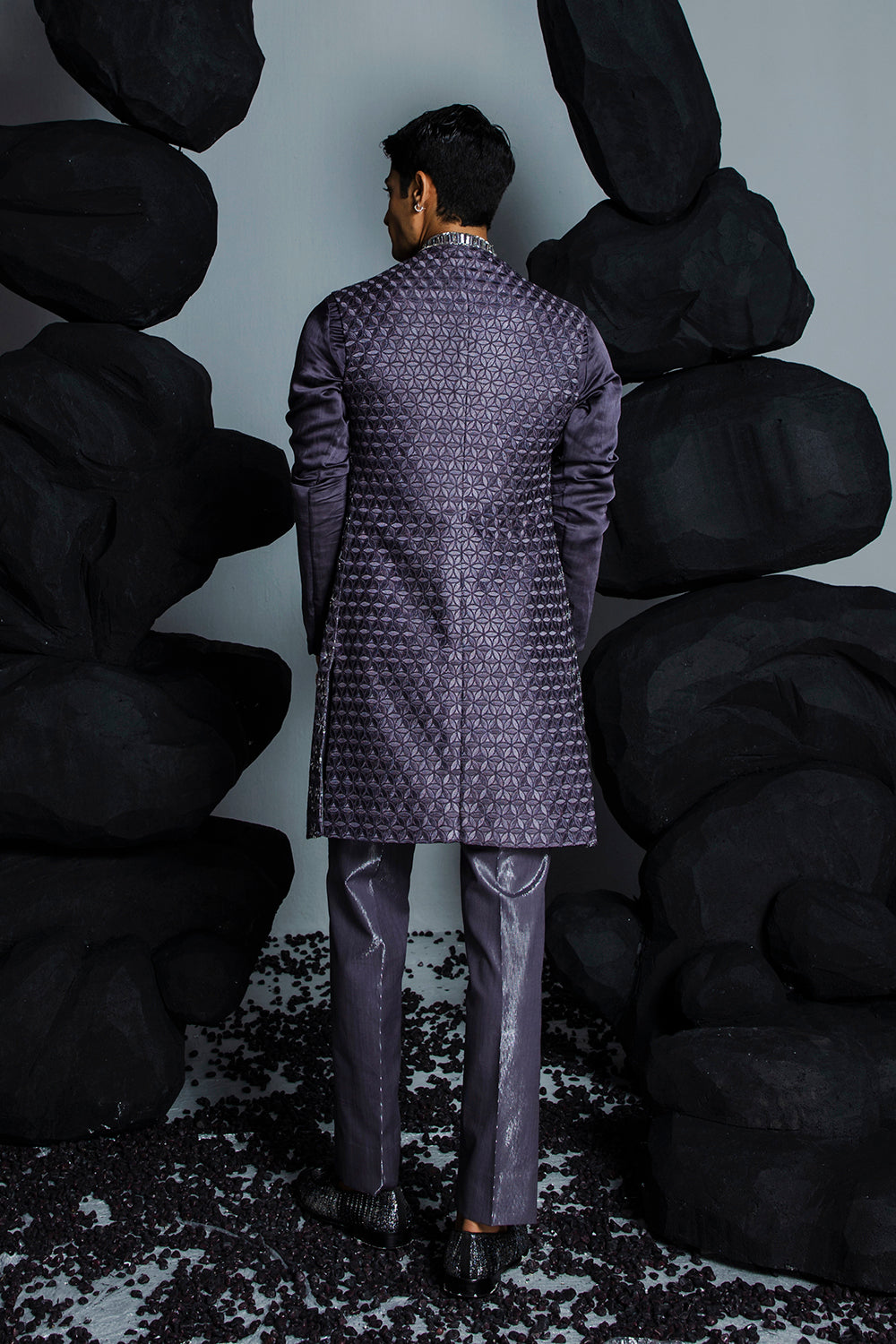 Majestic Floral Shrug Set