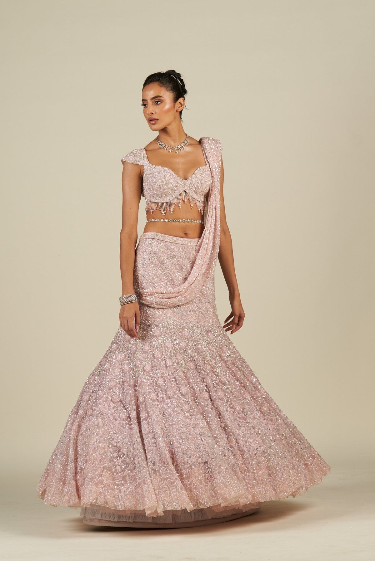 BLUSH PINK LEHENGA