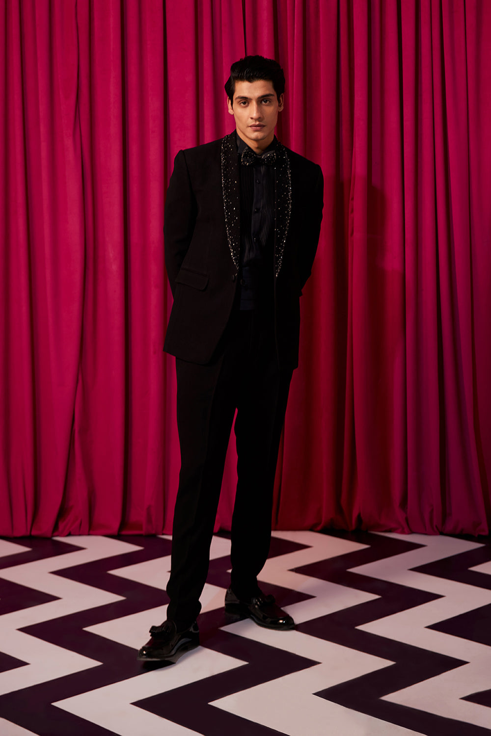 Crisp Black Tuxedo Set