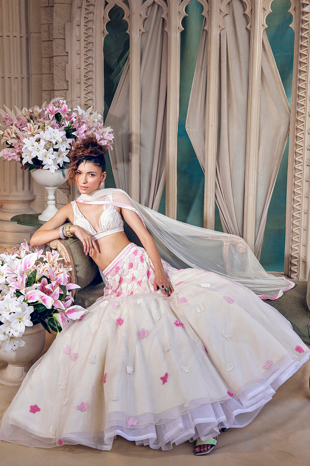 Azalea Ivory Lehenga