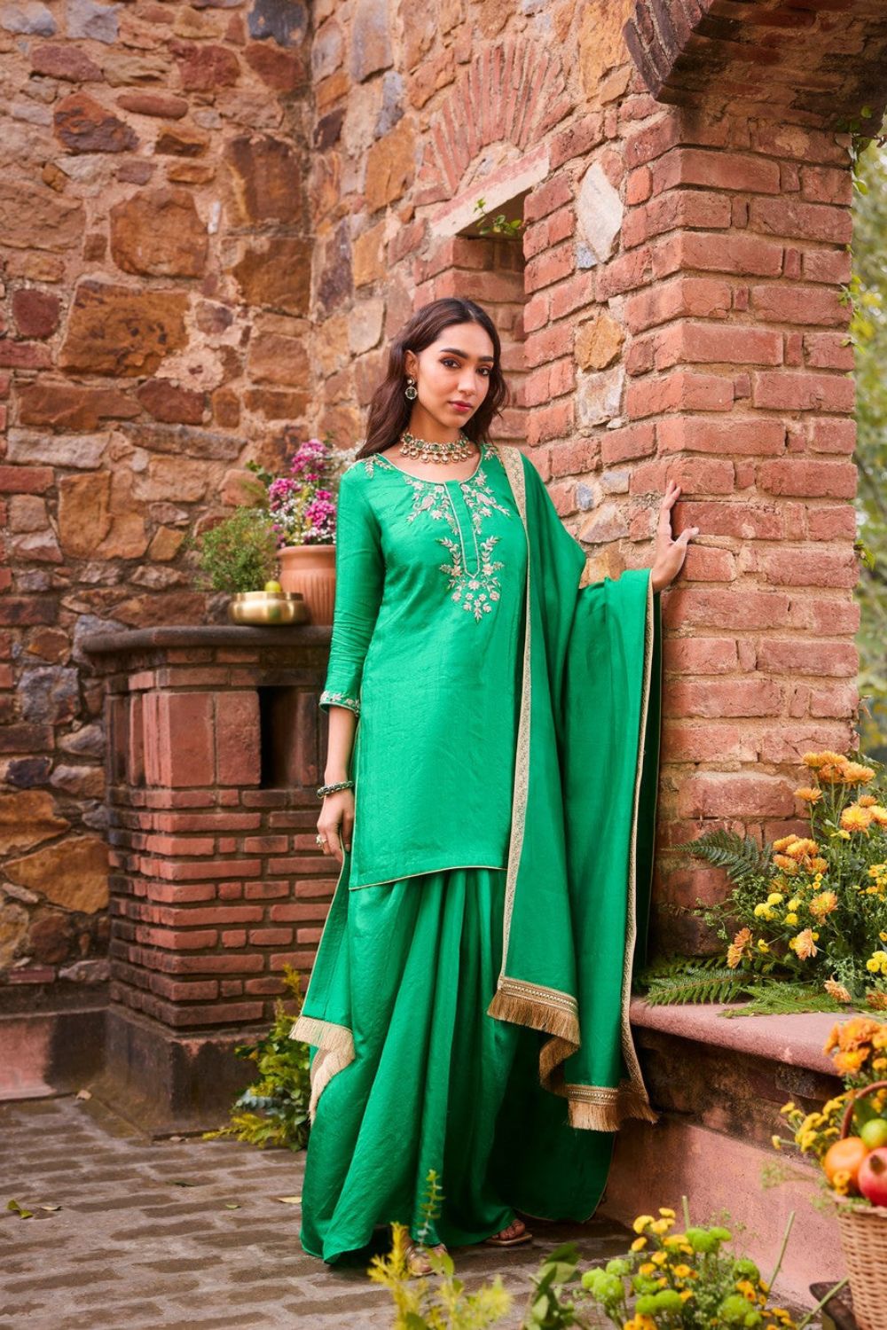 PANNA GLOW LUNGI SET