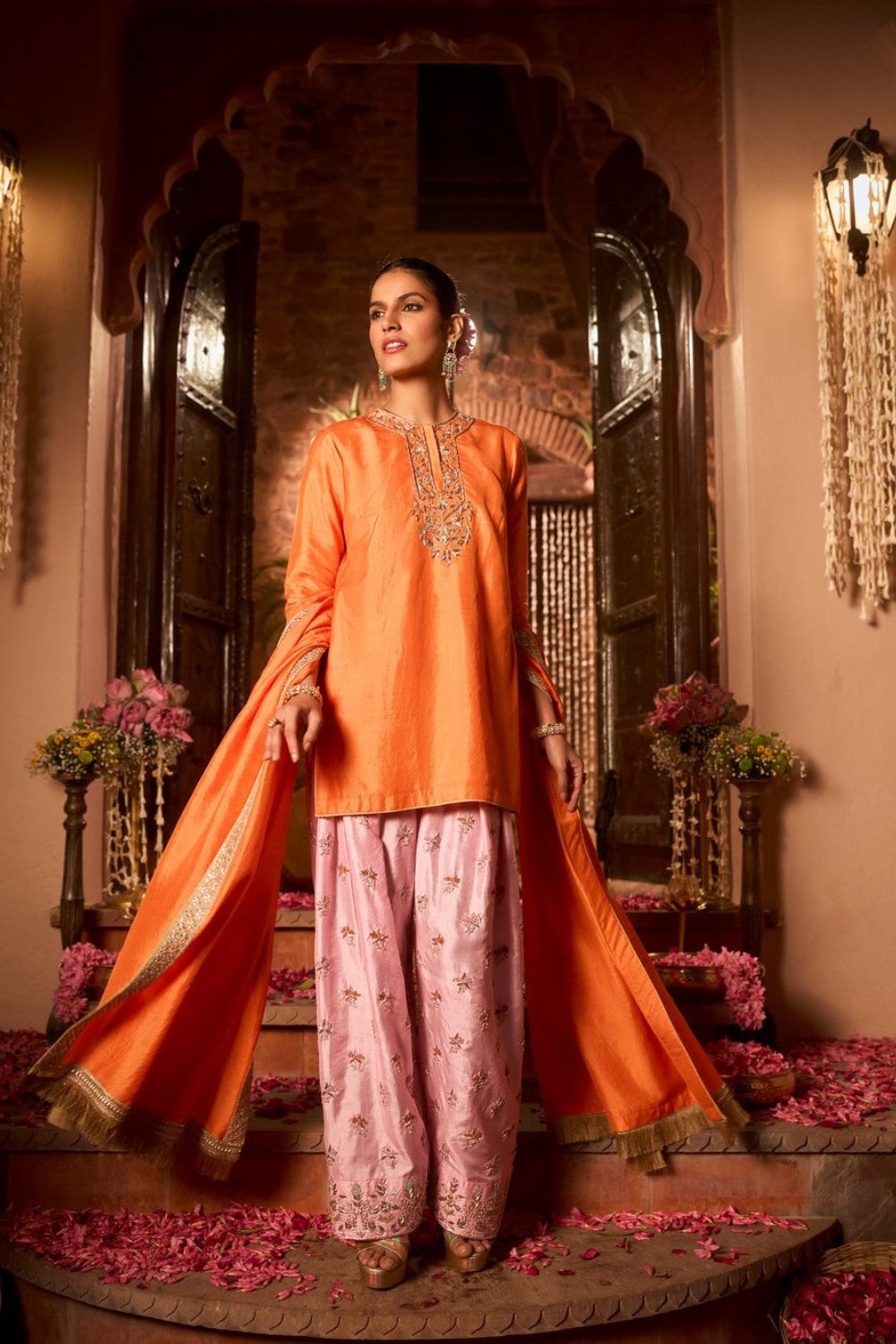 AMBER BLUSH ZARI SUIT