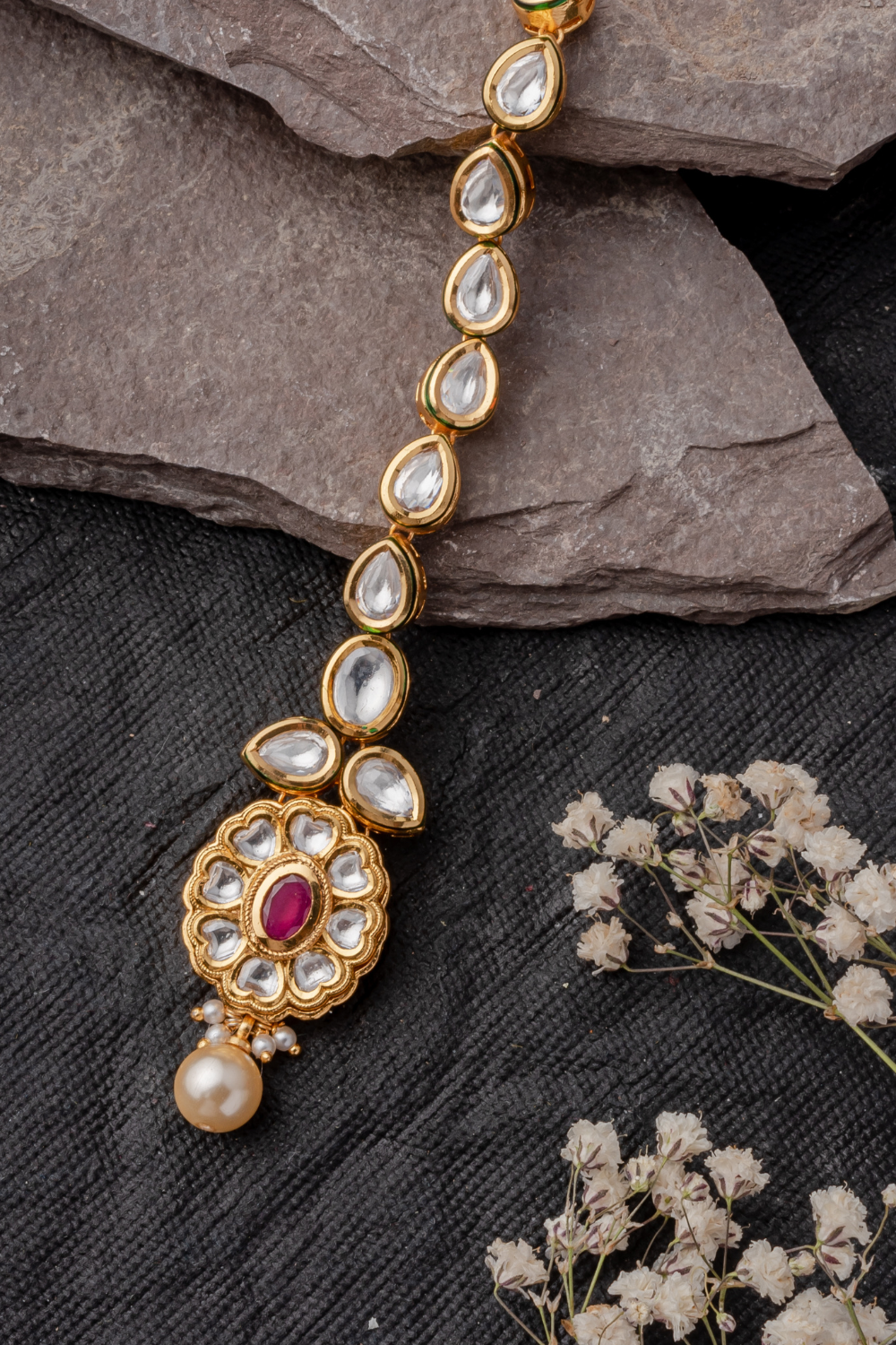 Ruheshi Kundan Polki Mangtika