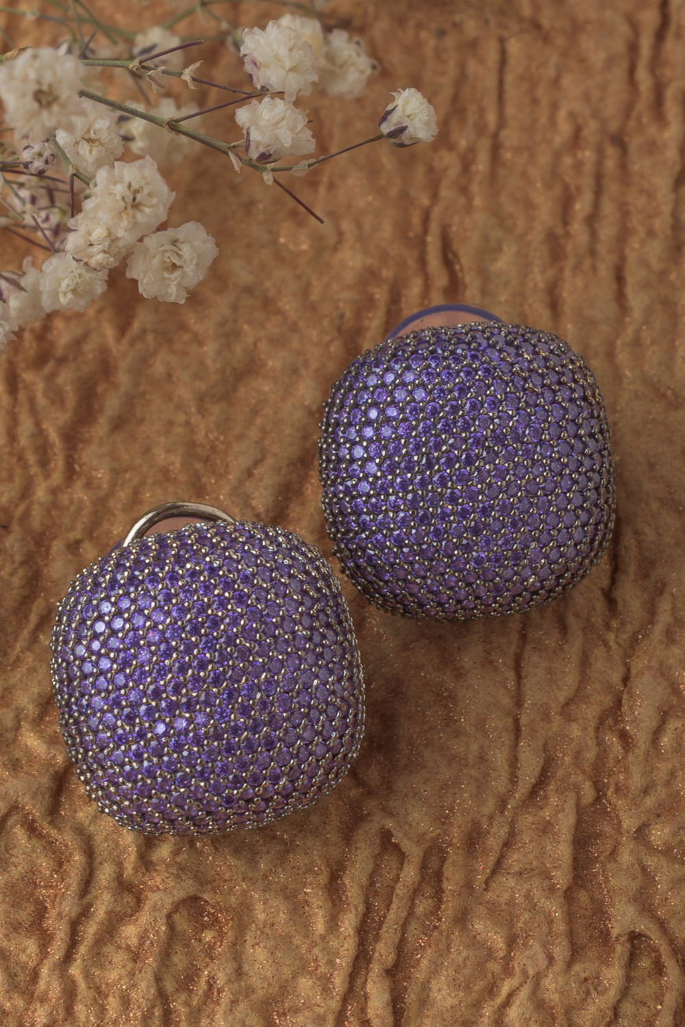 Jalena Synthetic Stone Stud Earrings