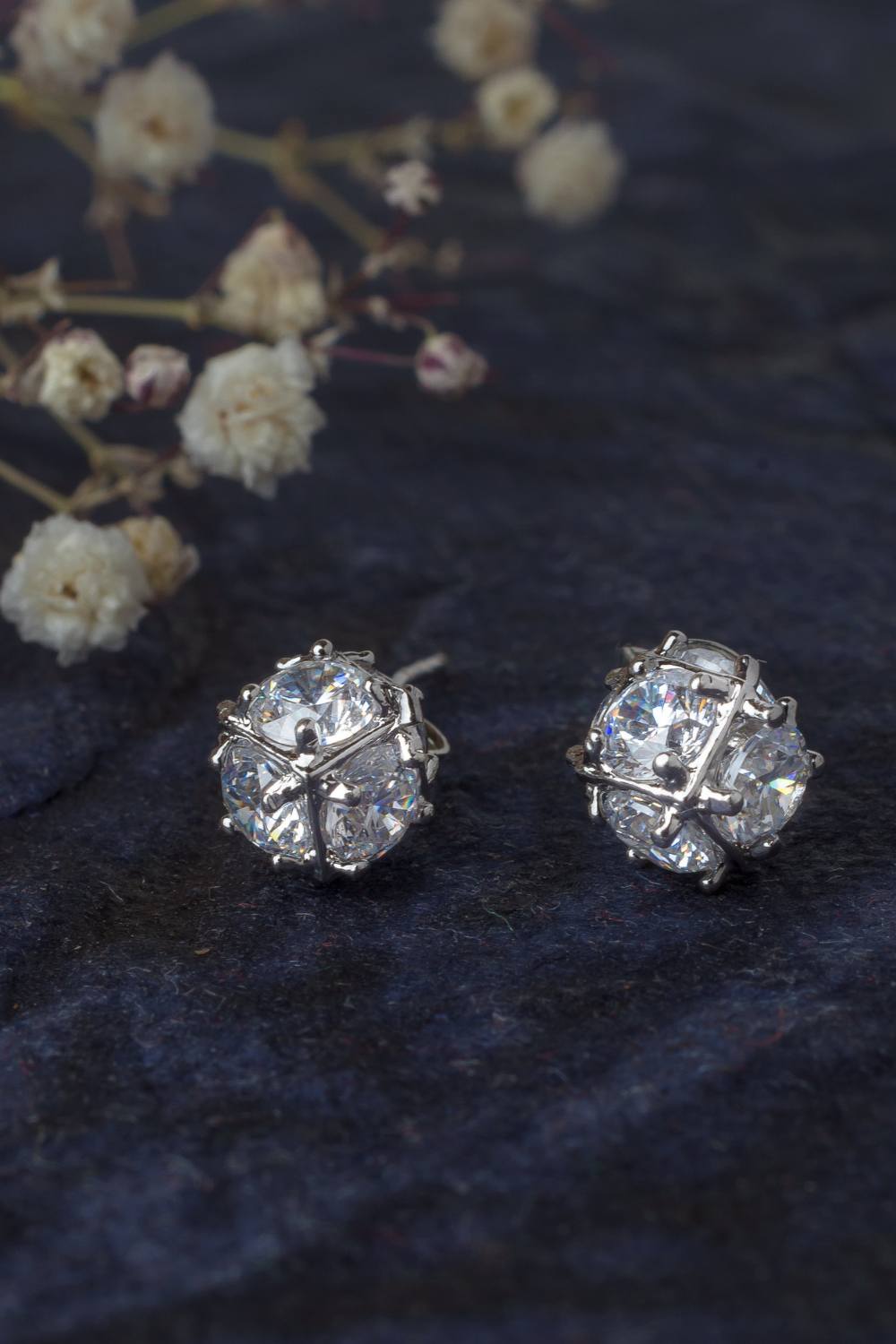 Cerena Zircon Stud Earrings