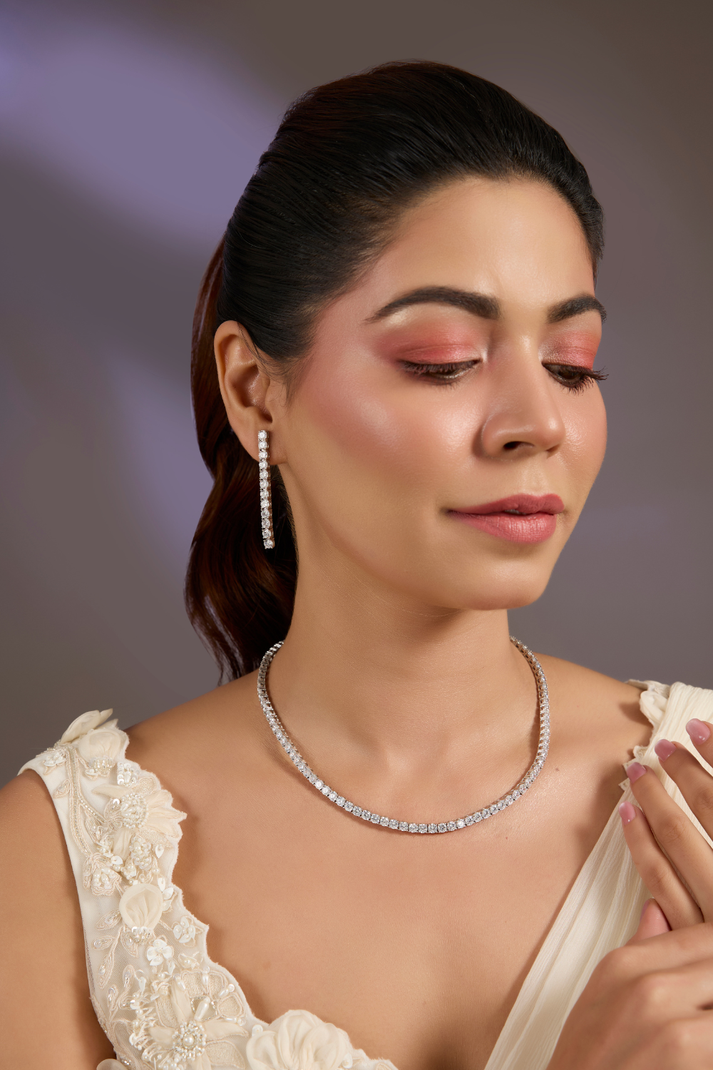 Timeless Zircon Necklace Set