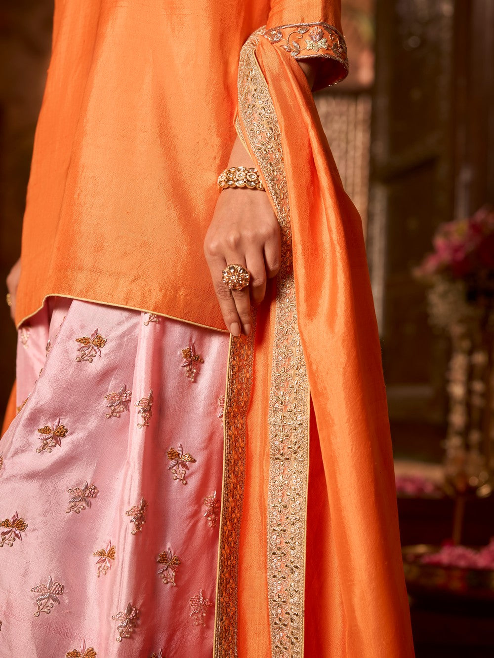 AMBER BLUSH ZARI SUIT