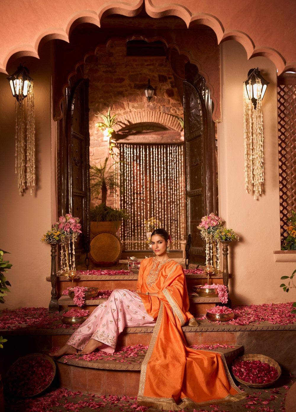 AMBER BLUSH ZARI SUIT
