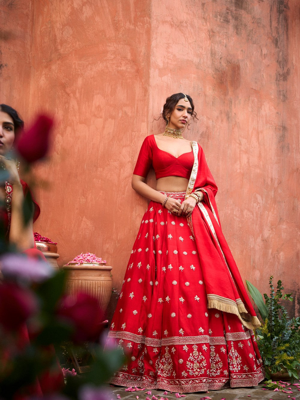 TAKHEL GULAL LEHENGA SET