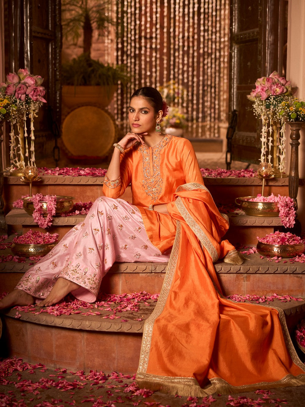 AMBER BLUSH ZARI SUIT