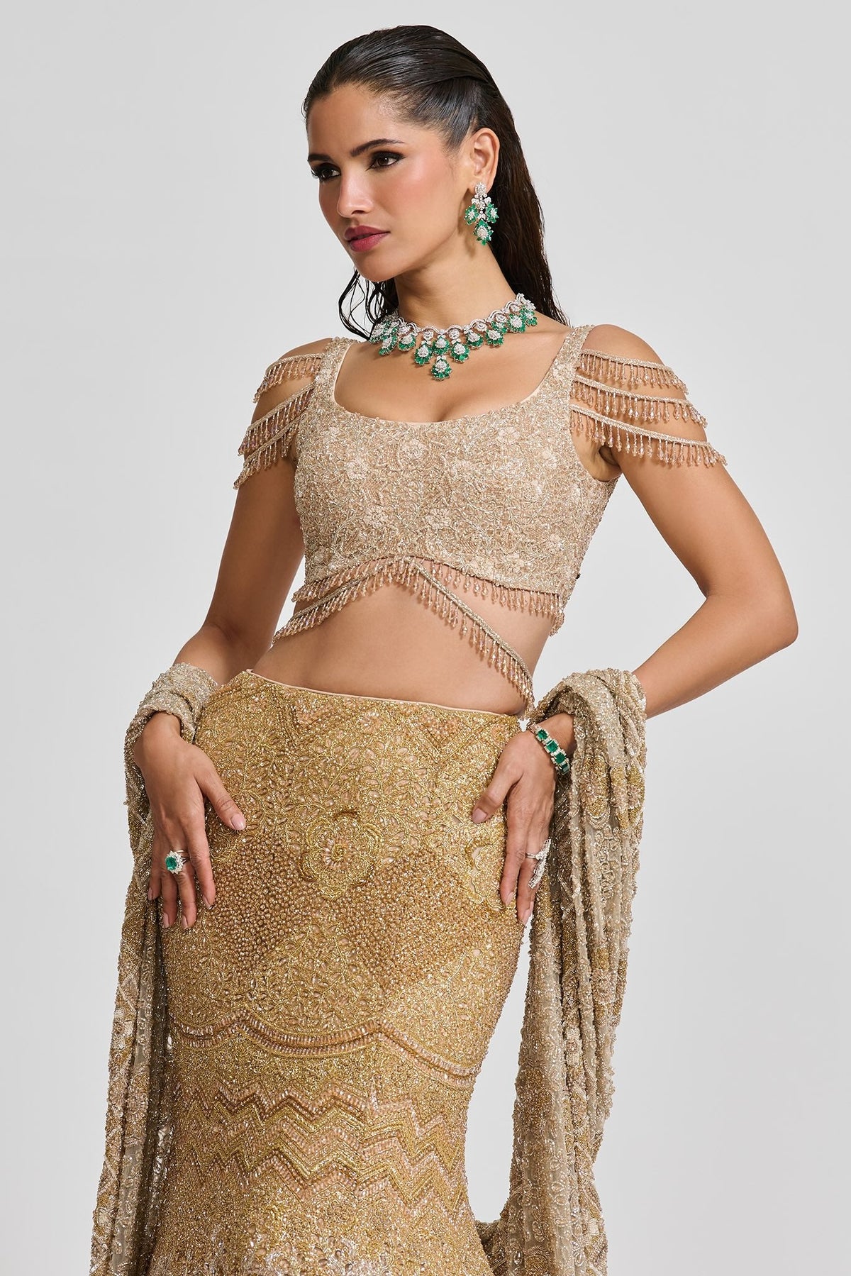 SURABHI CHOPRA BRIDAL FISHCUT