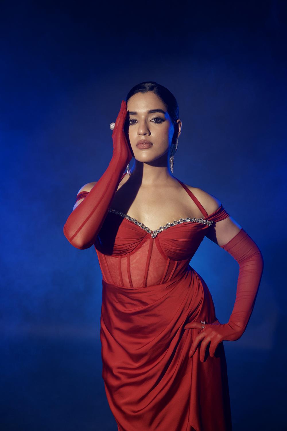 Red Corset Gown