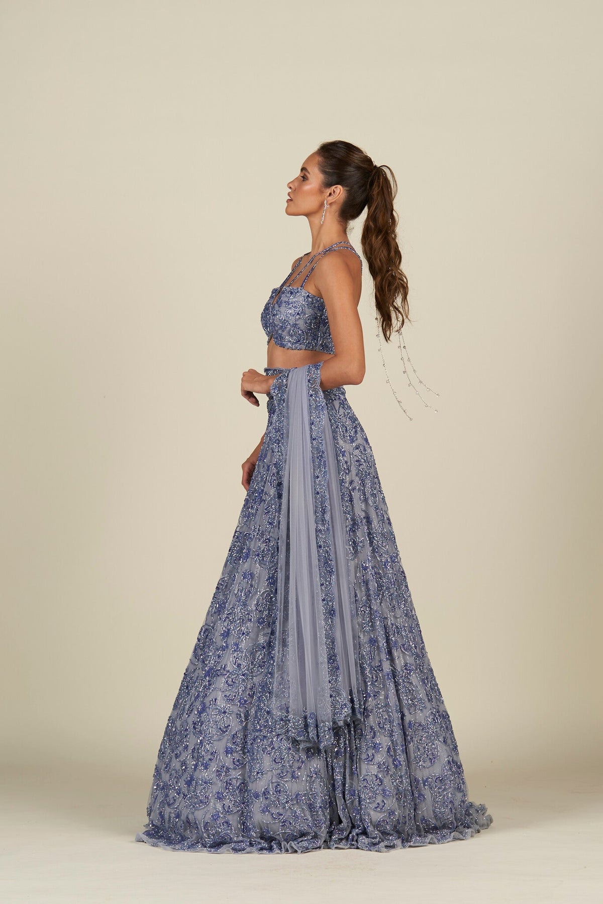 BLUE LEHENGA