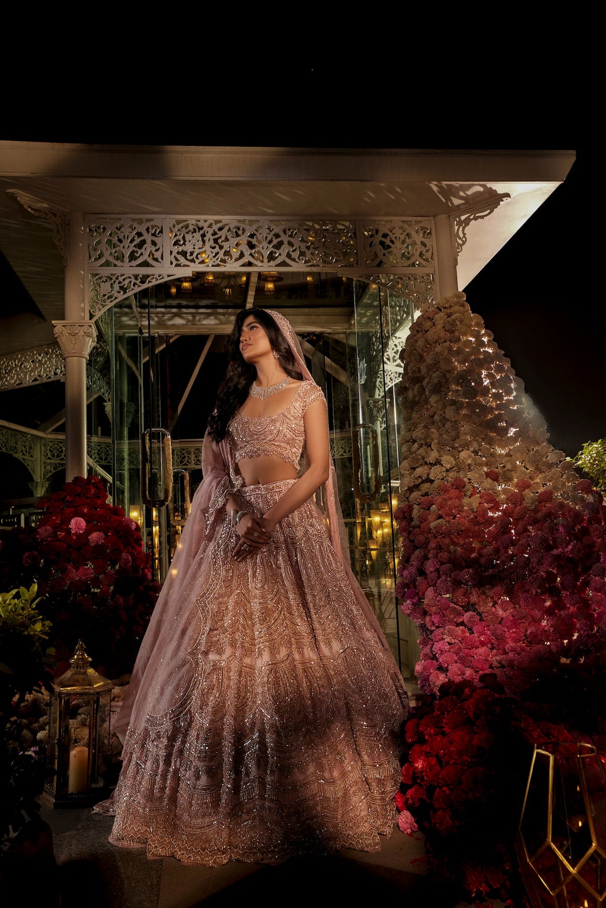 light pink lehenga